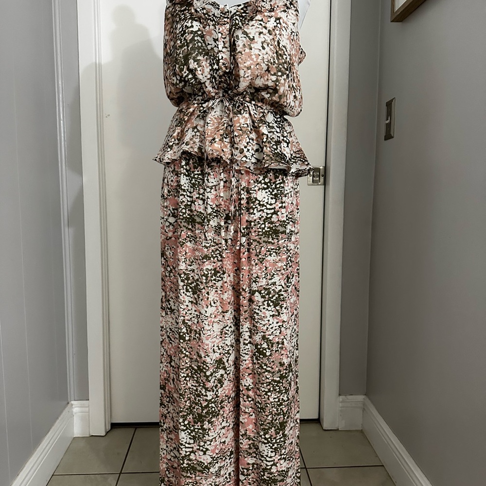 Express Multicolor Sleeveless Jumpsuit